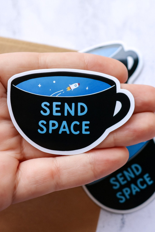 ستيكر send space