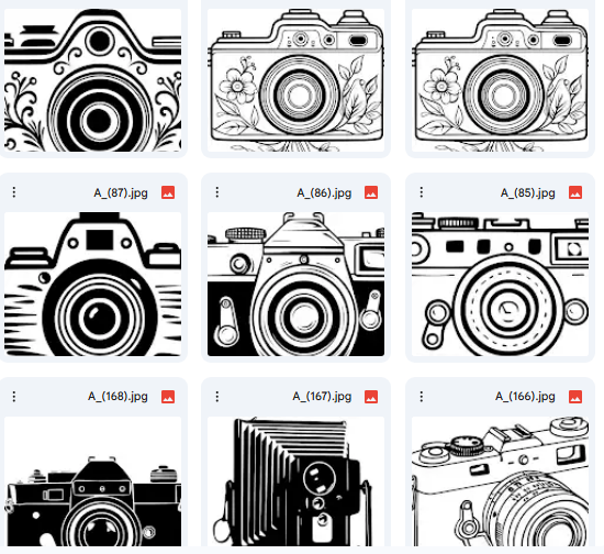 كاميرات مزهرة: رسومات Vector بتصميمات طبيعية – 15 تصميم