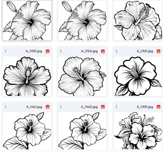 زهور Vector أنيقة – 20 رسمة فنية مميزة للتلوين