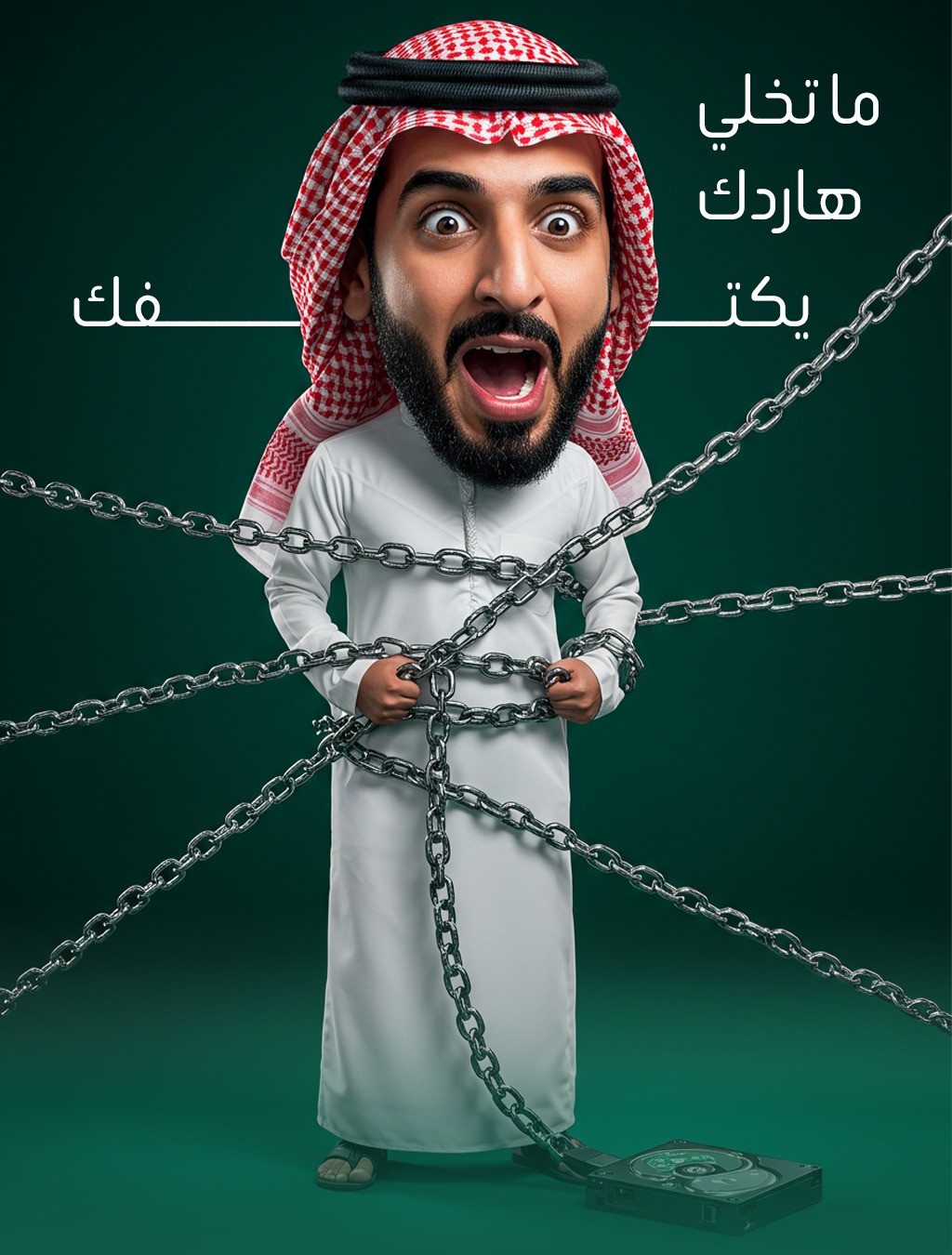 تصميم تحرر من قيود الهارد ديسك: بياناتك تستحق الحرية