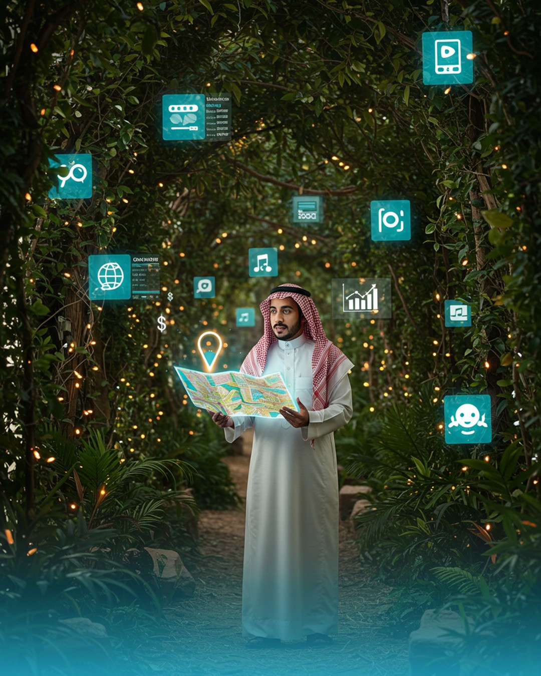 تصميم رحلة استكشاف رقمية – دع التقنية ترشد طريقك