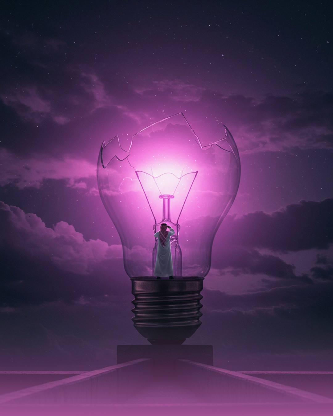 تصميم نور الفكرة لا ينكسر – تصميم يلهمك من قلب التحدي