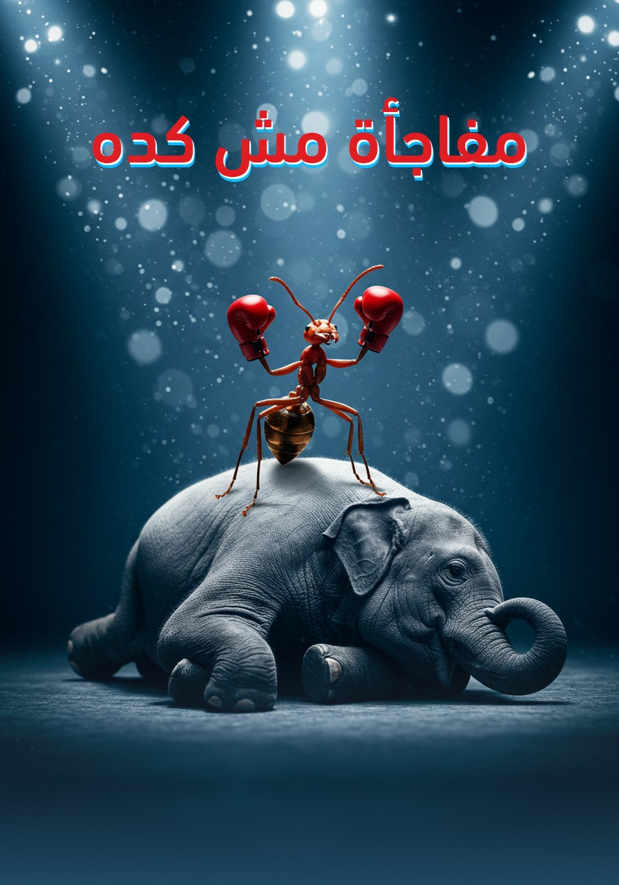 تصميم مفاجأة مش كدة حين تنتصر النملة على الفيل
