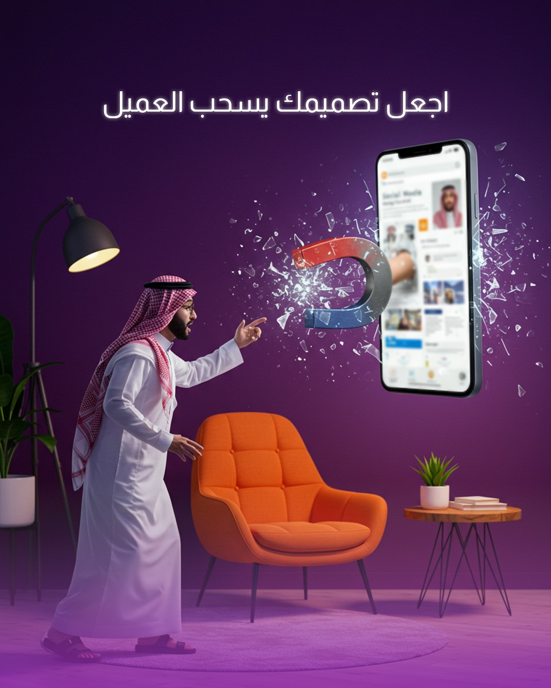 التصميم المرئي… مغناطيس جذب العملاء