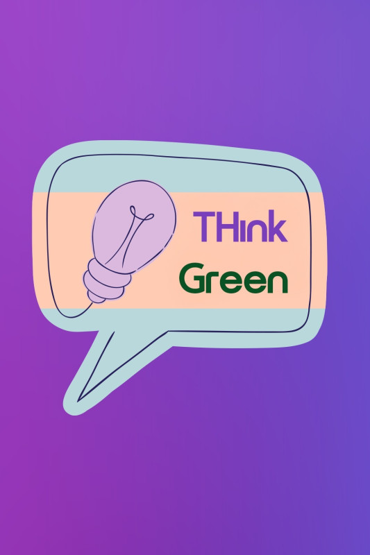 ستيكر Think green