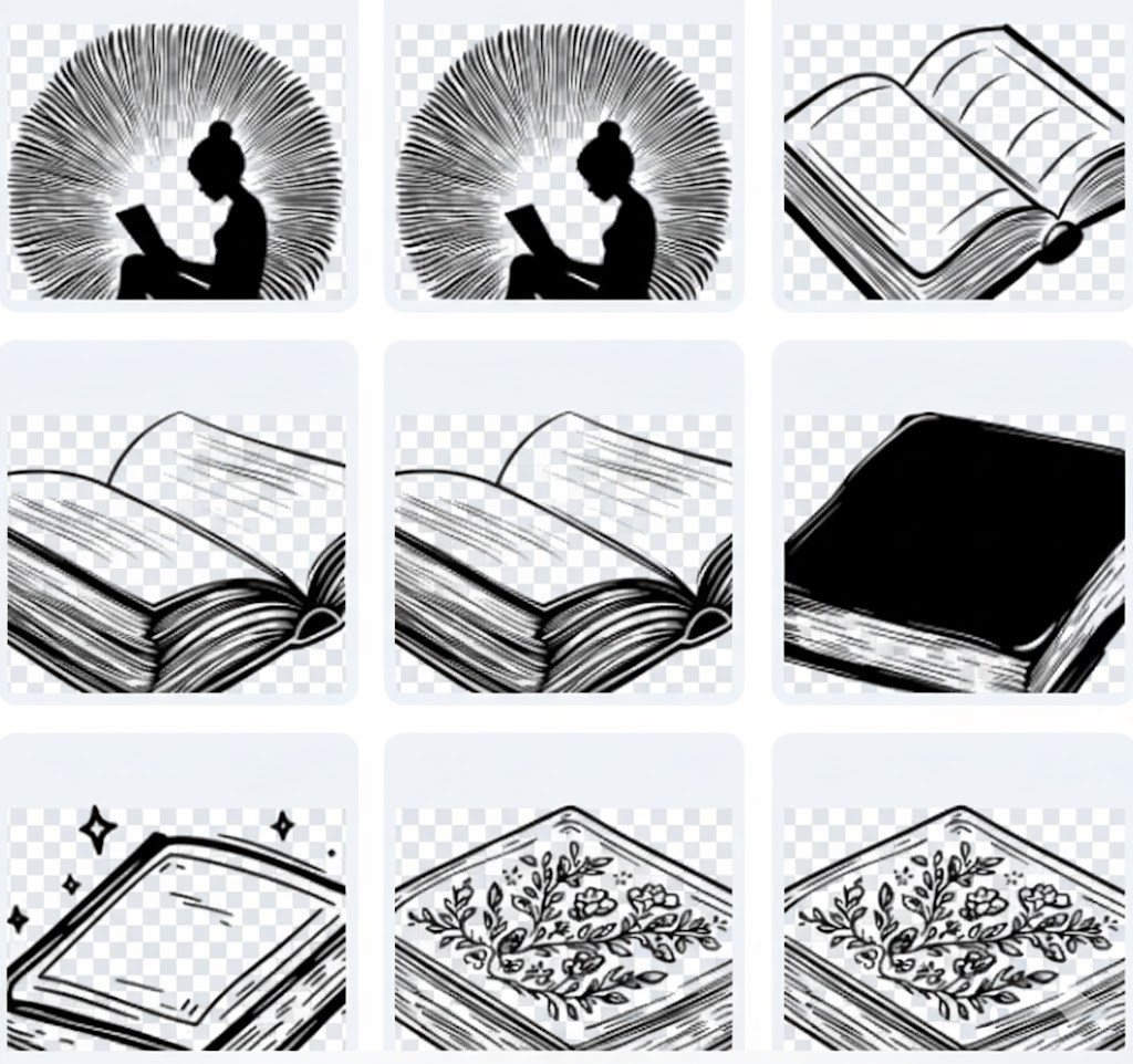 إلهام القراءة: رسومات Books Vector للتلوين – 15 تصميم