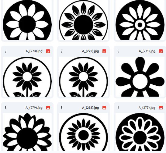 تصاميم زهور Vector رائعة – 20 رسمة للتلوين والإبداع