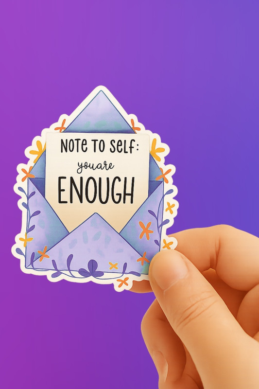 ستيكر Note to self : you're enough