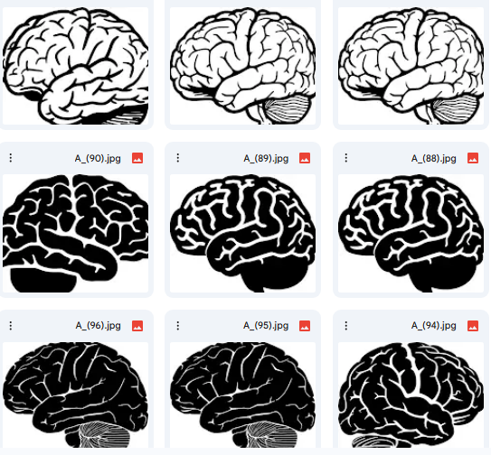 أعماق المخ: رسومات Vector للتلوين والتصميم – 16 تصميم