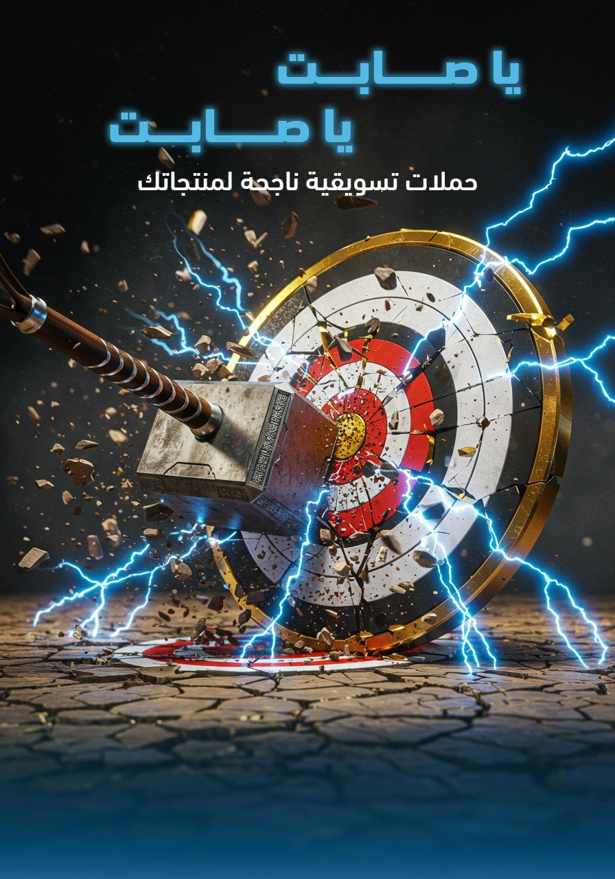 تصميم استثنائي لملوك السوق والتسويق (يا صابت، يا صابت) حملات تسويقية ناجحة لمنتجاتك