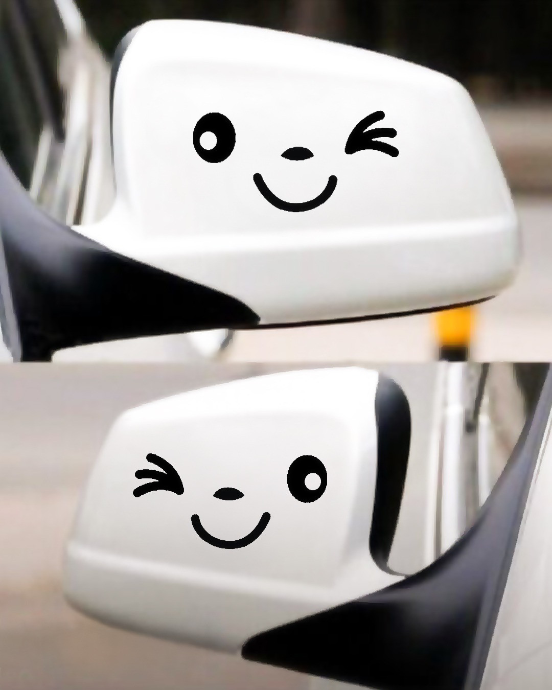 تصميم استيكر مرح للمرايا الجانبية للسيارة