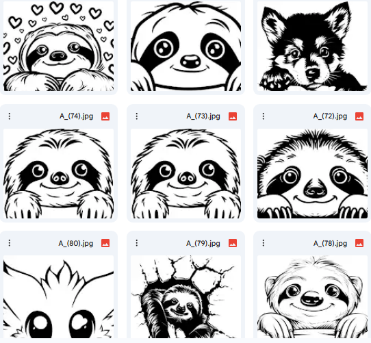 حيوانات مرحة – مجموعة Vector للأطفال – 25 رسمة