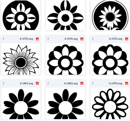 زهور Vector للتلوين – مجموعة تضم 20 رسمة نباتية هادئة