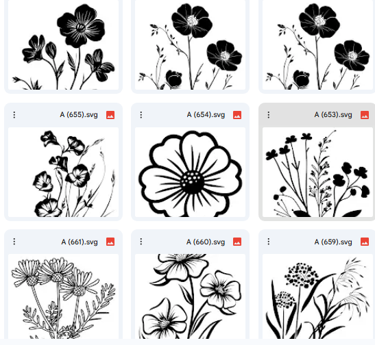 باقة زهور Vector – 20 رسمة نباتية أنيقة للتلوين