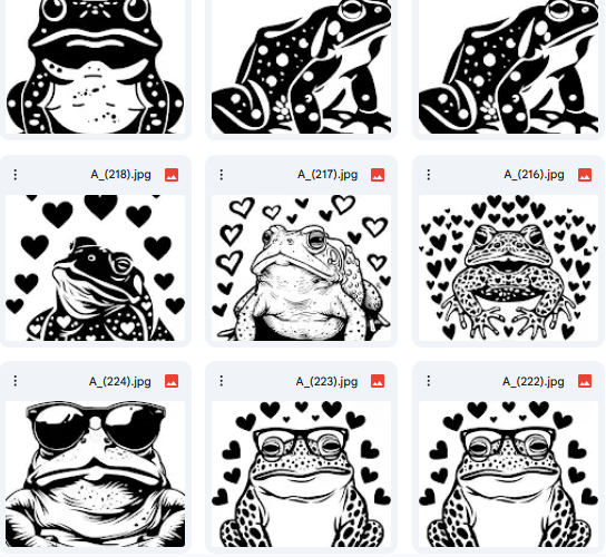 مجموعة تكوين الضفادع – 20 رسمة Vector لأنشطة الأطفال