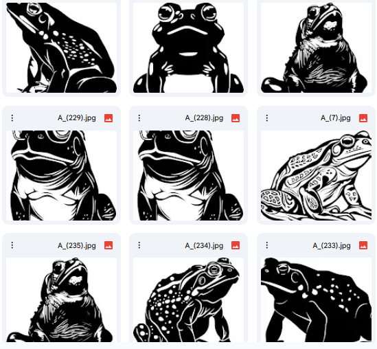 عالم الضفادع الصغير – 15 رسمة Vector لكتب التلوين والإبداع