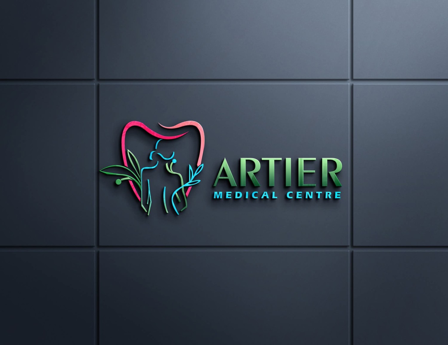 شعار لمركز اسنان